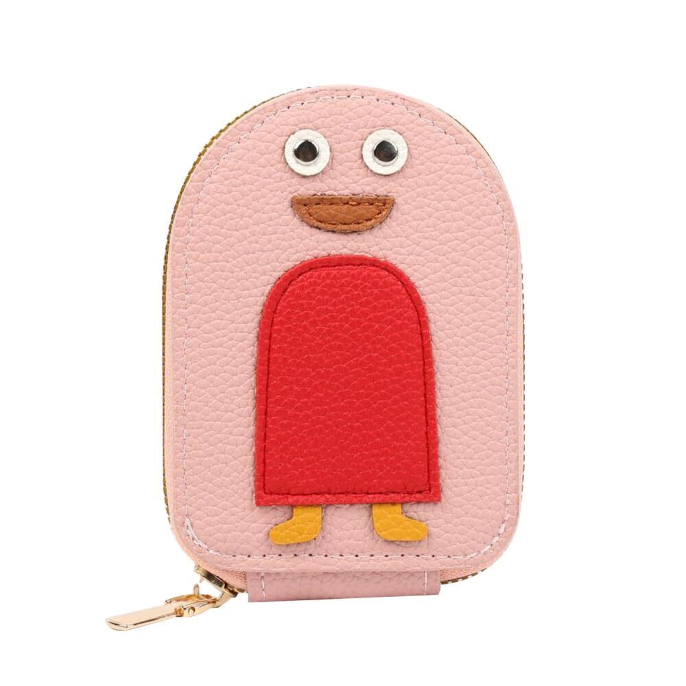3295 Zippered Card Wallet, Penguin Shape Accordion Wallet Credit Card